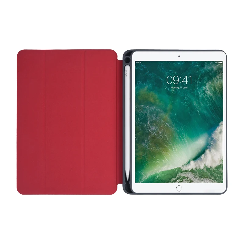 Заводская оптовая продажа для apple iPad Mini 4 5 Совместимость 3 раза Флип книга чехол