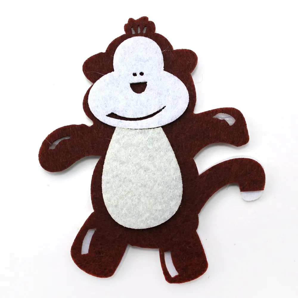 
Non-woven Felt Zoo Animal die Cut out Shapes for Handcrafts Art Projects Home Classroom Decoration 