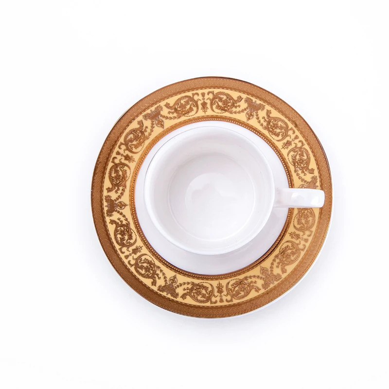 Коммерческие итальянские кофейные чашки и блюдца из костяного фарфора