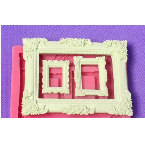 s170 Cake Mold frame lace Silicone Fondant tool Mould Cake tools wedding baking Decorating Chocolate Mold Cupcake