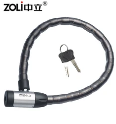 ZOLi Anti-Theft Bike Motorcycle Accessories Chain Cable Bicycle Key Bicycle Joint Lock
