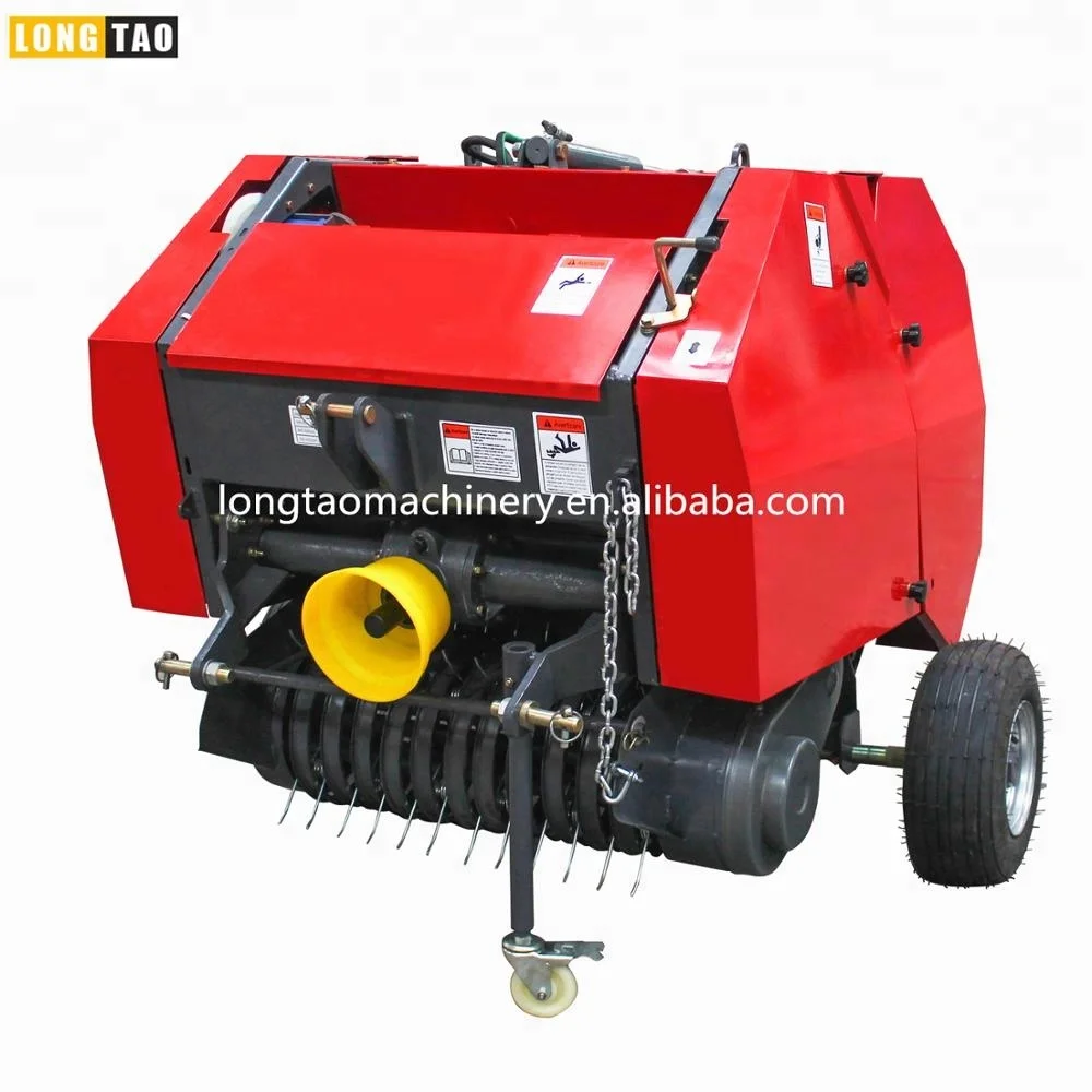 Tractor driven round straw bale press machine with CE approval
