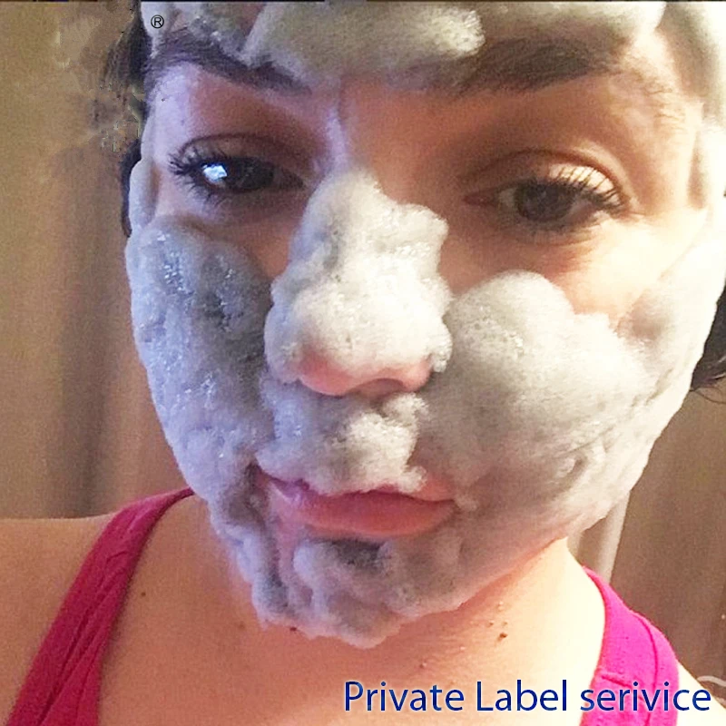 2024 Deep Cleansing Whitening Exfoliating Bubble Clay Sleeping Mask Antioxidant Rose Green Tea Firming Lightening Anti-Wrinkle