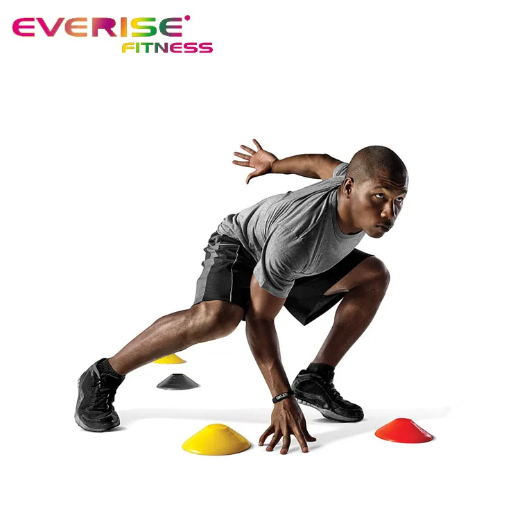 3 Inch Soft PE Agility Training Soccer Disc Cones For Agility Training