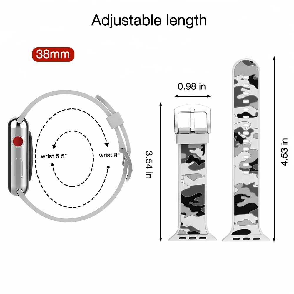 Custom design smart watch band