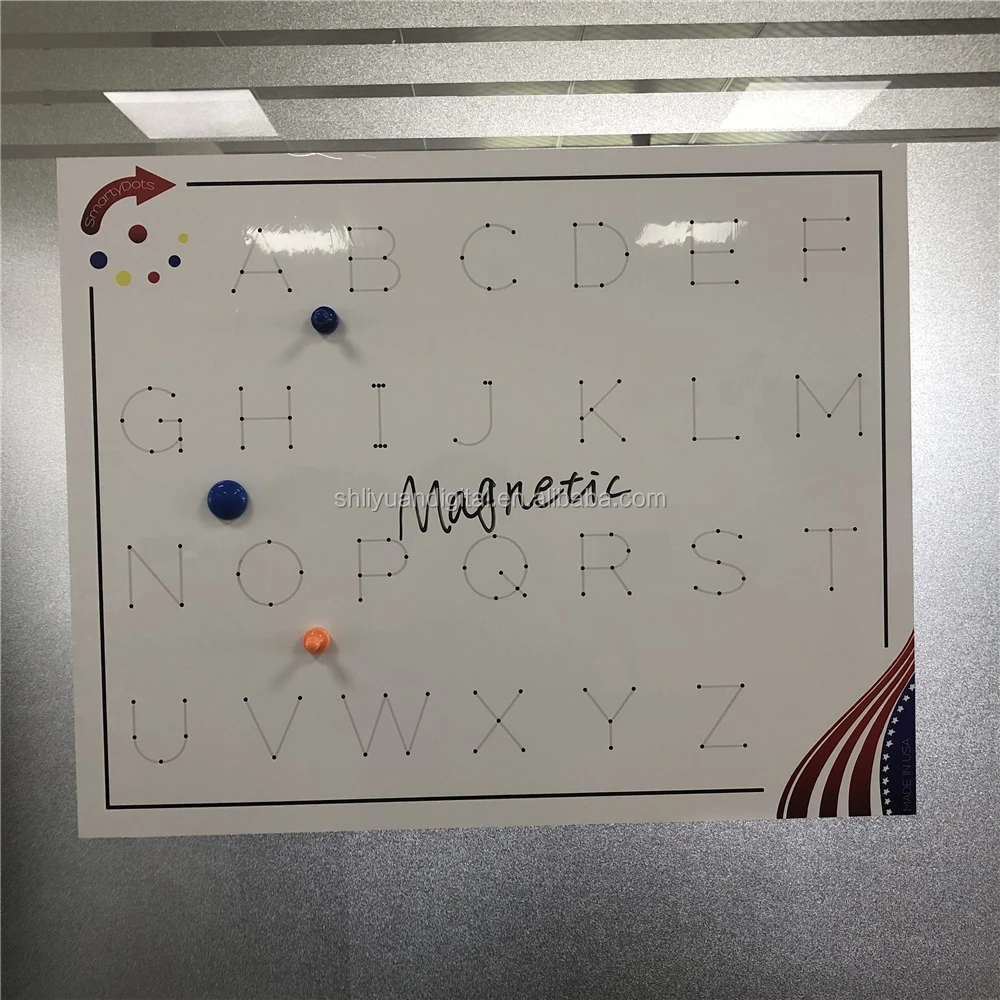 Custom Size Magnetic Refrigerator White Board Calendar Monthly Planner Dry Erase Board