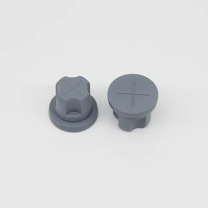 15mm Grey Medical Lyophilized Rubber Stopper for Screw Neck Glass Vial