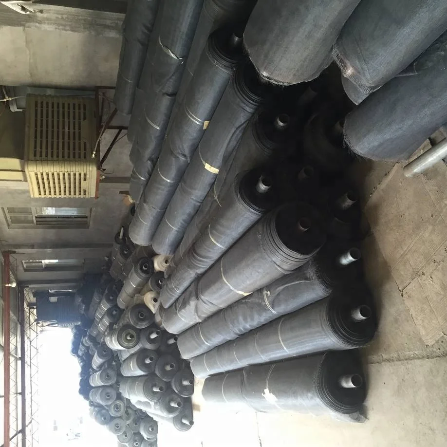 Black Plain Weave Strengthen Fiberglass Pet Screen Mesh