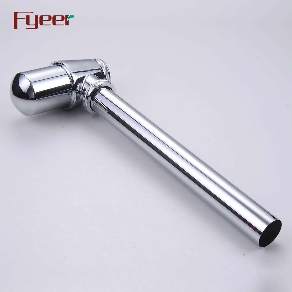 Fyeer Brass Chrome Plated Basin Siphon P Trap