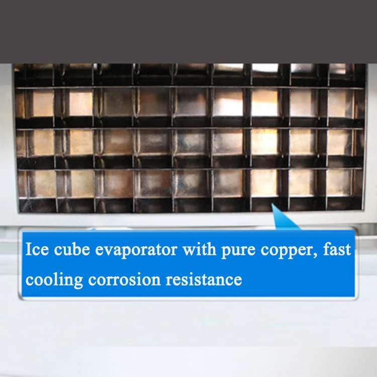 28.3kg commercial tube ice maker machine tube ice making machine