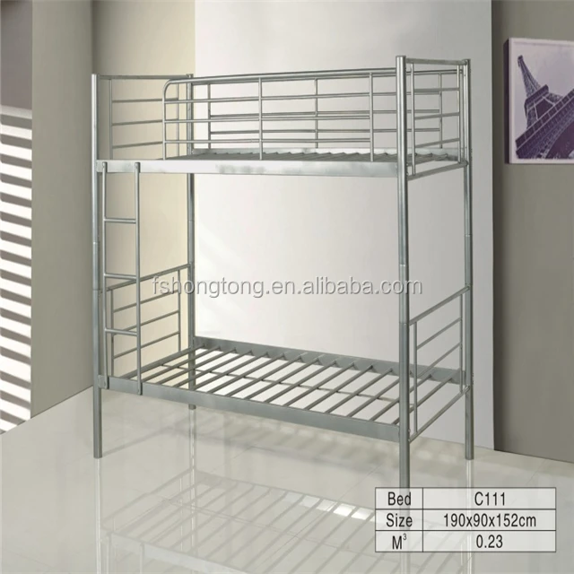
Adult Bunk Bed for Hostels Steel Metal School Student Dorm Bunk Bed Cheap Strong Army Military 