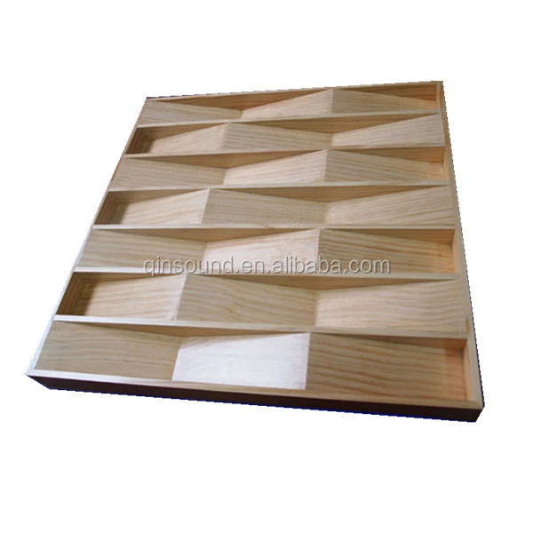 Wave Type Acoustical Sound Diffusers