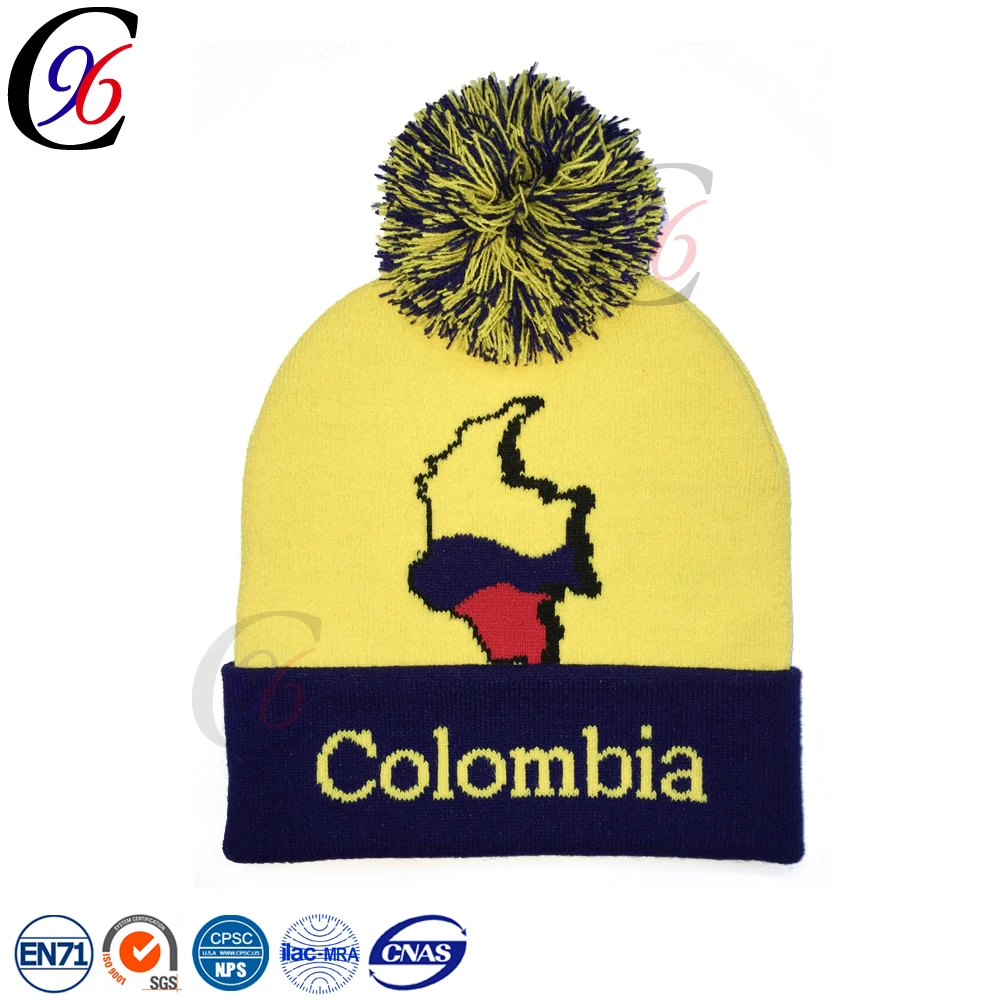 
wholesale custom funny children cheap fashion printed plain beanie winter sports ski crochet knitted toque hat 