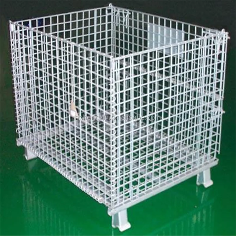 Warehouse wire mesh container & Metal box & Pallet cage