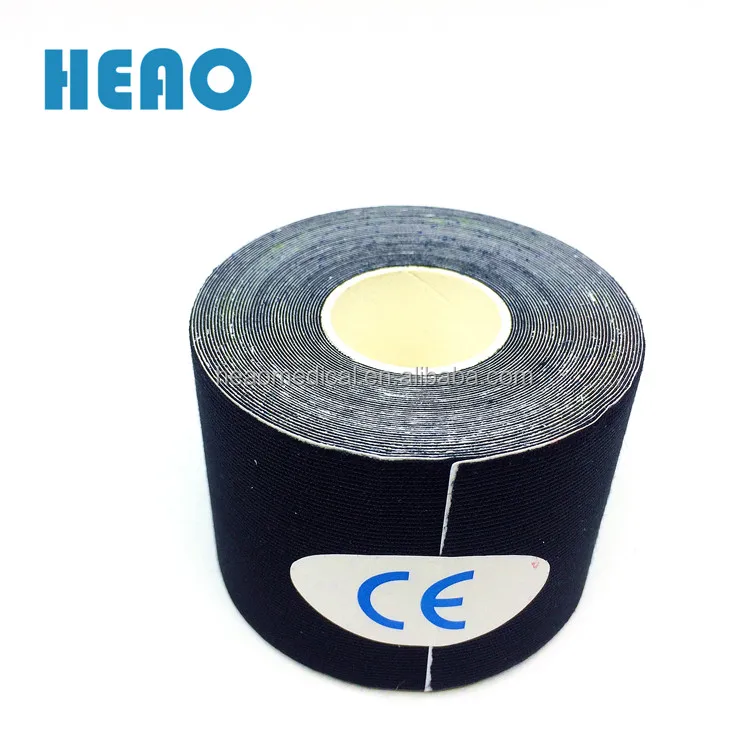 Elastic waterproof latex free rayon material synthetic kinesiology tape