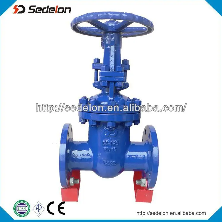 GS-C25 Flanged Ends Flexible Wedge O S &Y DIN PN25 DN80 Gate Valves