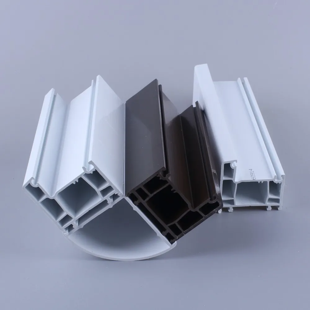 Vinyl Extruded Plastic Profiles UPVC Doors and Windows Direct Factory HUAZHIJIE