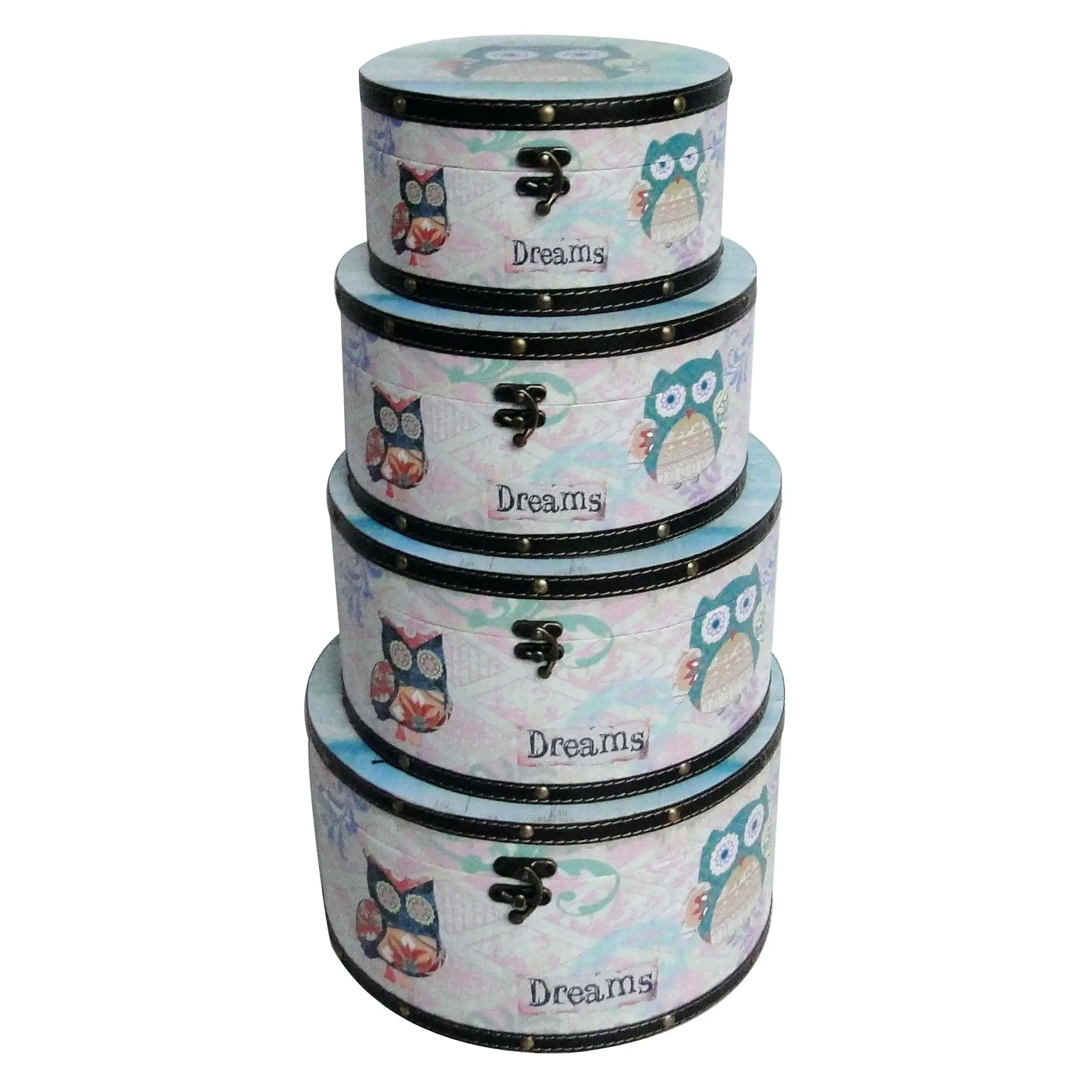decorative round cardboard hat boxes wholesale