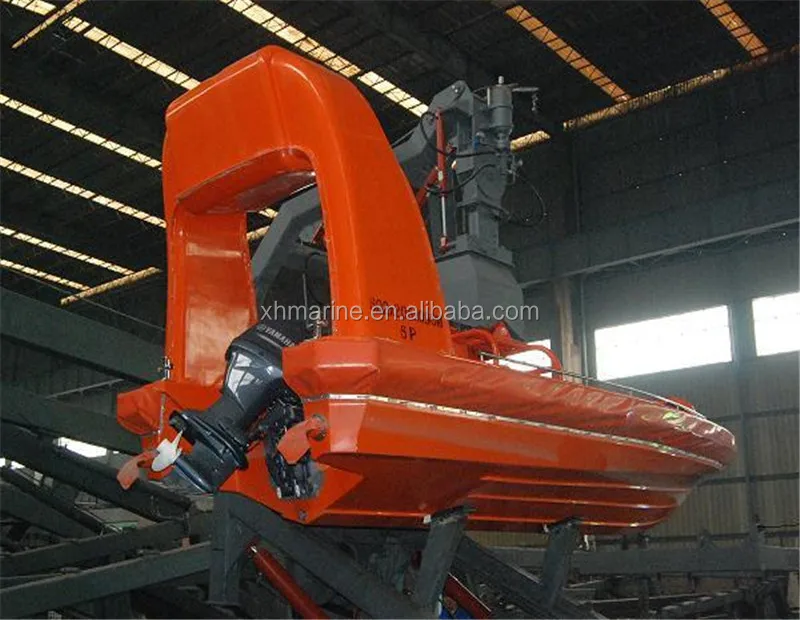 SOLAS Orange Color Fast Rescue Boat with 12 Persons Capacity