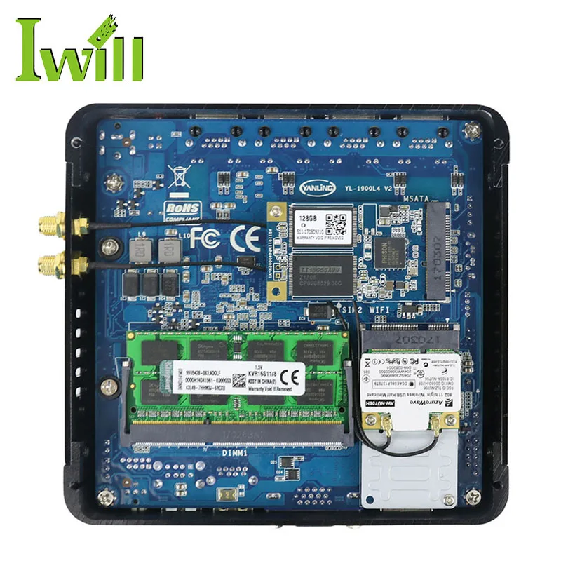 Atom E3845 support AES-NI fanless VPN Router 4*1000M LAN firewall pc pfsense