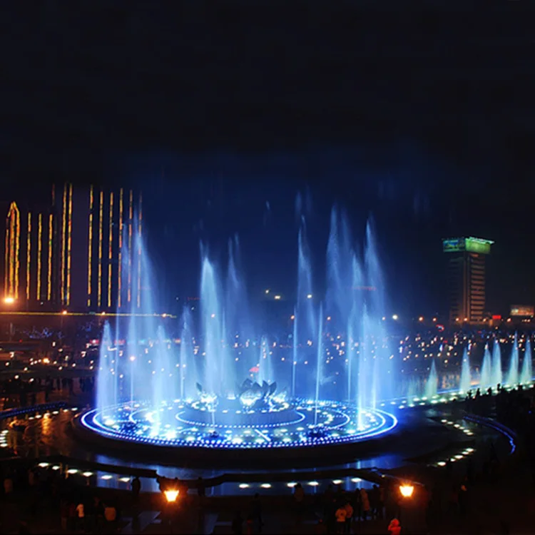 GO Fountain Hot-seller Stainless Steel Musical Water Fountain with pump