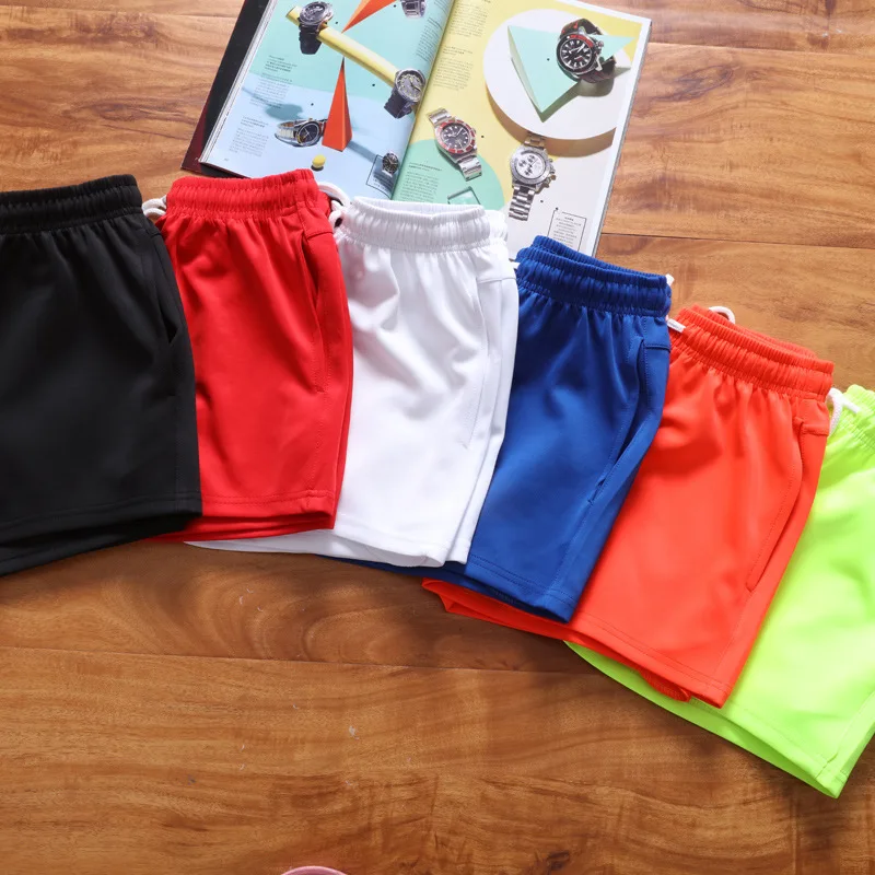 
Large Size Summer Beach Shorts Solid Color Casual Sports Running Couple Shorts  (62155582199)