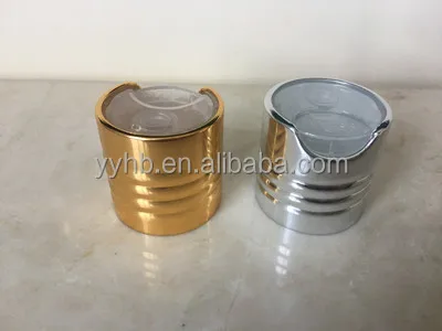 
24/410 aluminum disc top cap silver alu cap bottle cap 