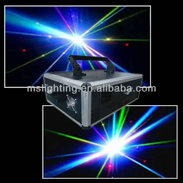  8 Вт RGB широкой кисти эффект лазерного света сценический