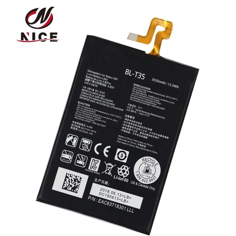 Best Quality Backup Phone Battery for LG Google2 Pixel 2 XL BL-T35 BLT35 3520mAh