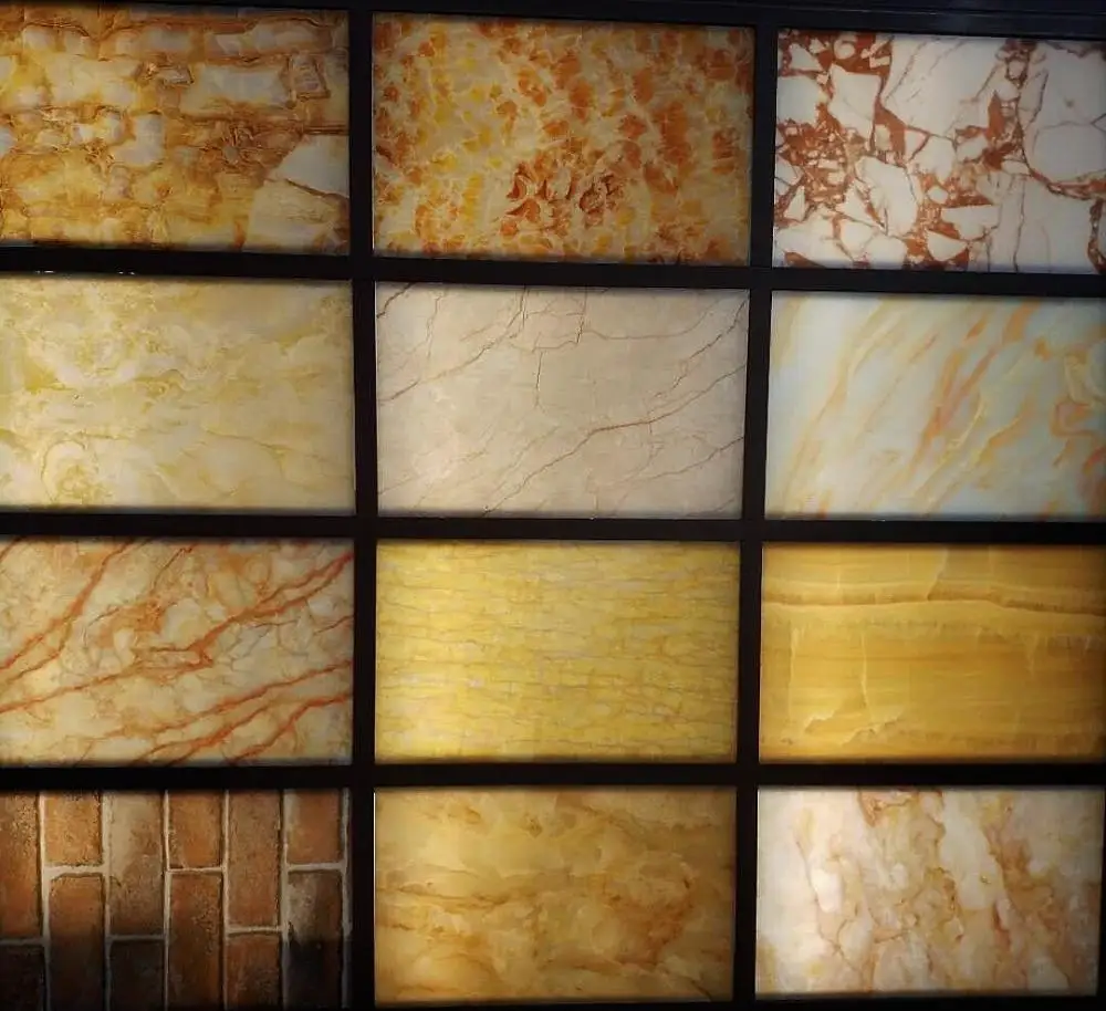 
Backlit sheet/ Artificial onyx / alabaster Lighting translucent sheet 