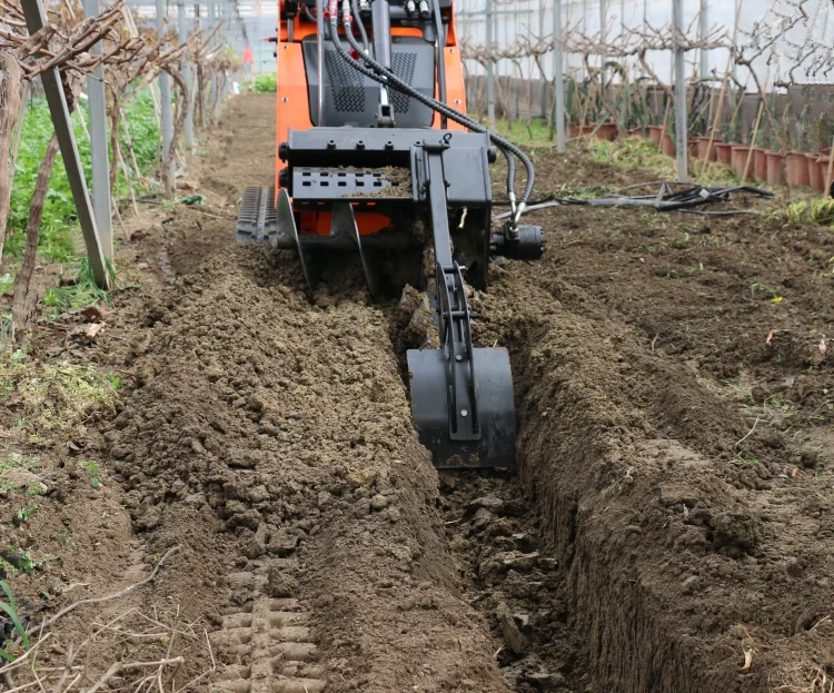 EPA EC certification Japan original Kubota diesel engine tracked mini skid steer loader for sale