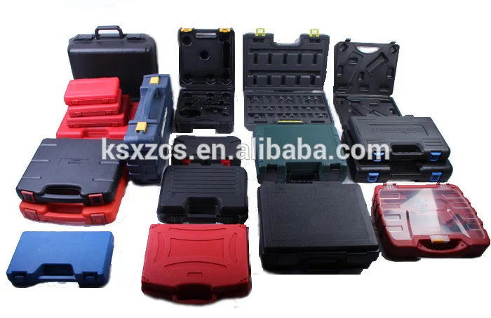 high quality plastic tool case with foam