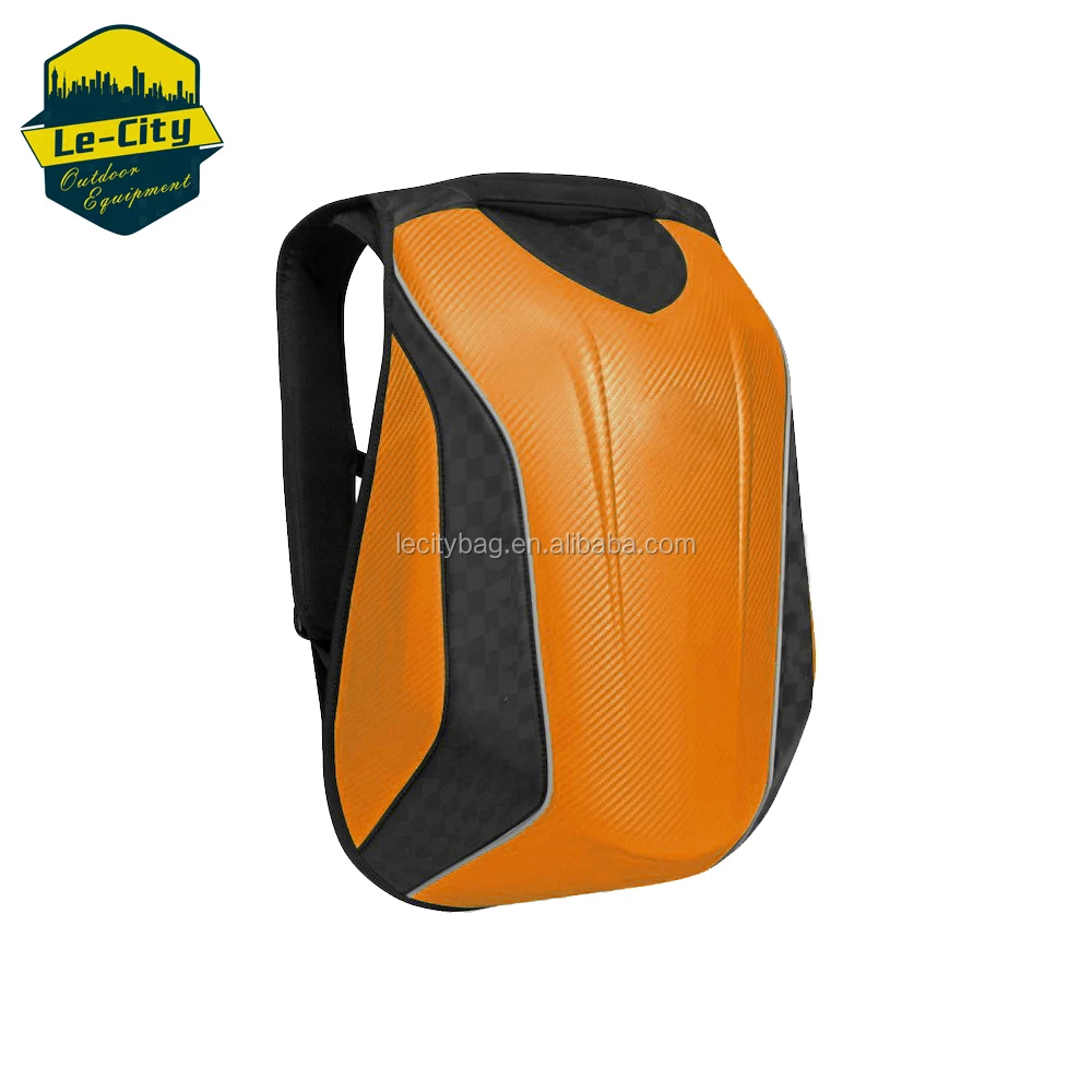 2018 best Hot Sale hard shell motorcycle bag backpack,shoe helmet laptop sleeve compartment function riding cycling pack