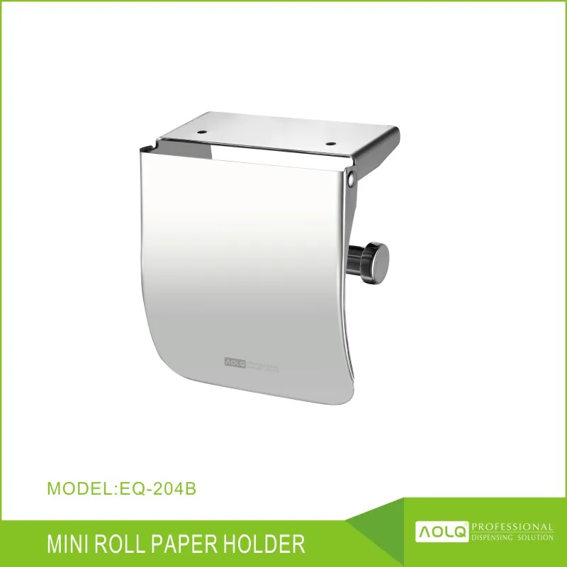 quality mini stainless steel toilet paper holder