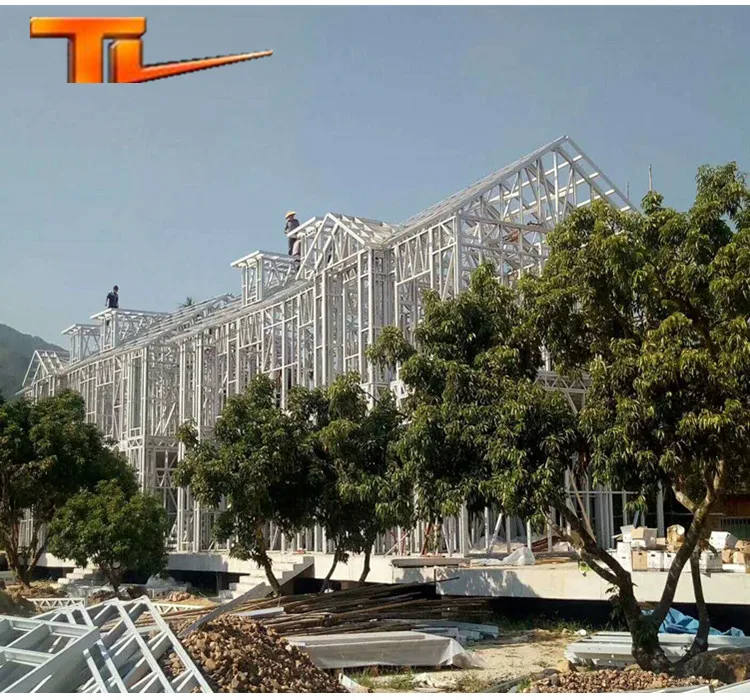 One floor Prefabricated house Light steel residential villa