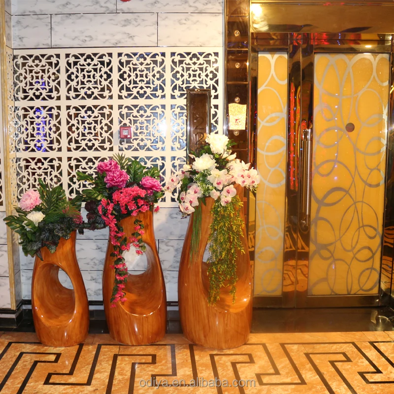 Durable waterproof anti-corrosion Public Garden Tree hole FRP flower pot for indoor and outdoor