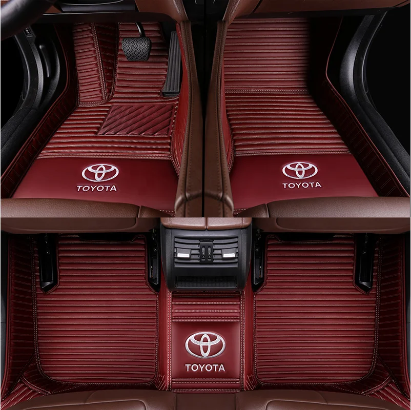 China Manufacture 3D 5D 7D Car Leather Floor Mat Car