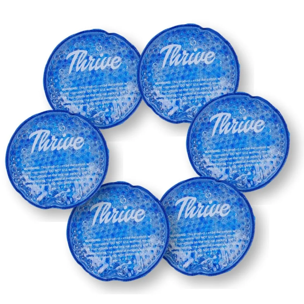 Hot cold round shape ice pack relief pain ice bead bag gel ice bead pack