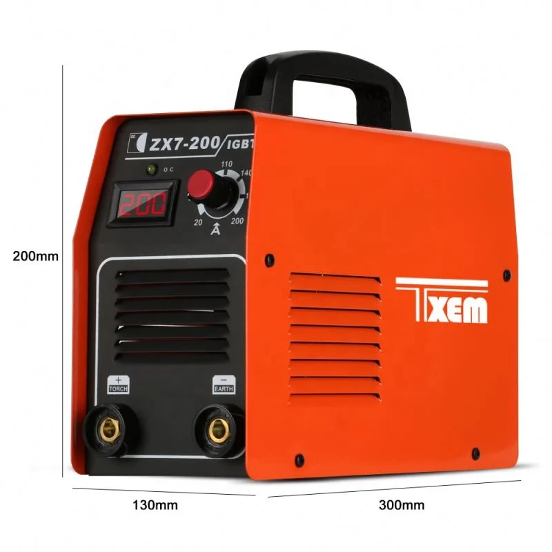 MMA01 professional MMA welder portable single phase  arc 200 IGBT  inverter welding machine