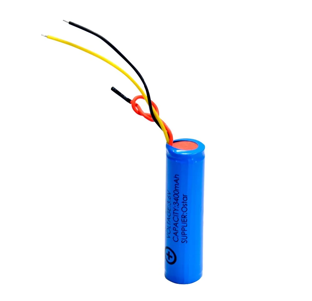 Long Cycle Life 18650 3400mAh 3.7V Rechargeable Lithium ion Battery