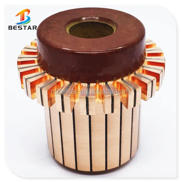 21bars starter motor commutator OD30.8*ID12.64*H43 with ISO900:2008 certification, free samples