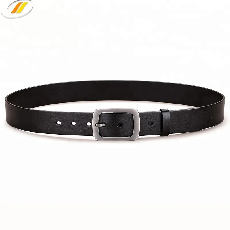 Top Quality Custom Pin Buckle Business Men Genuine Leather Belt