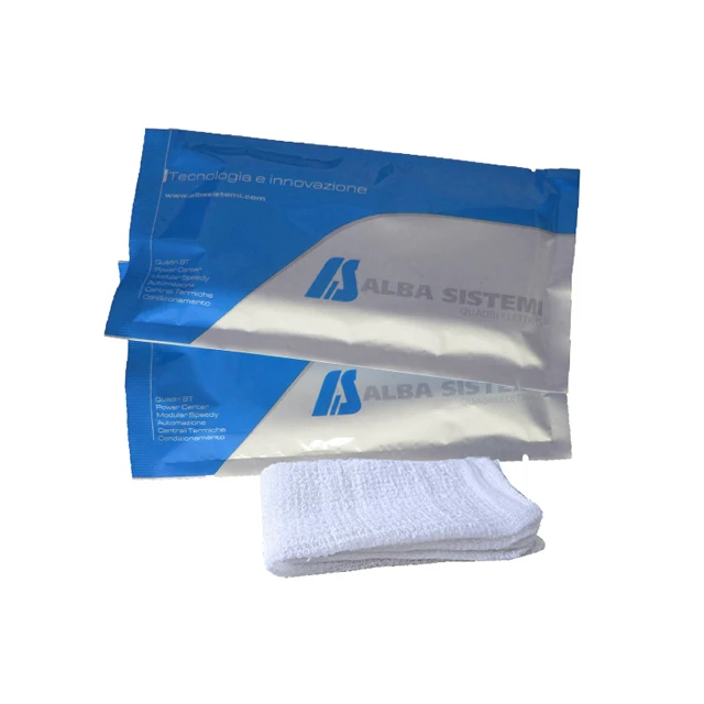 Hot and cold fresh lemon disposable wet towel
