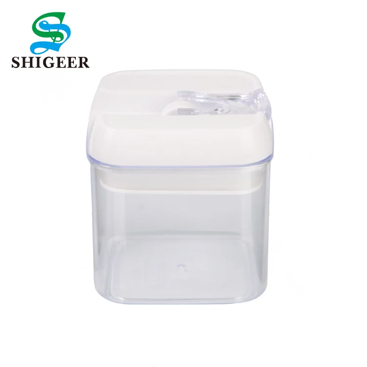 
High Quality Custom Made Small Square Type Airtight Food Plastic Boxes Storage With Lid 