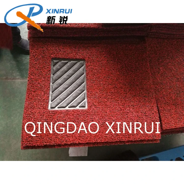 QINGDAO manufacturer double color pvc coil mat machine