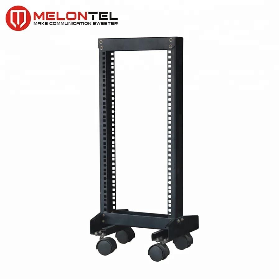 MT-6031 High Quality 19 Inch 1 Column Open Rack Black/Grey 42U Open Rack Cabinet