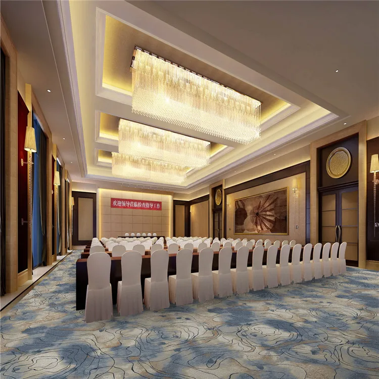 Classical red and golden corridor carpet, hallway carpet, red runner carpet