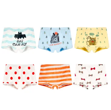 Men and women baby cotton boxer boxer briefs baby boy cartoon pants pants taro wholesale