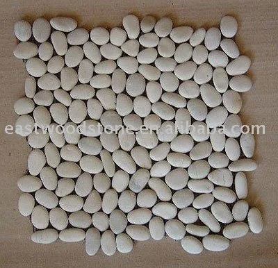 
bathroom pebble mosaic tile 