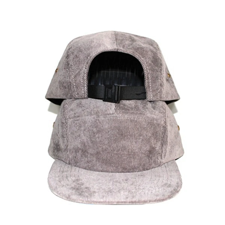 wholesale blank design corduroy hat cap 5 panel